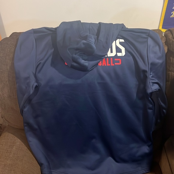 Fanatics NBA Washington Wizards Blue and Red Full Zip Hoodie - Picture 5 of 5